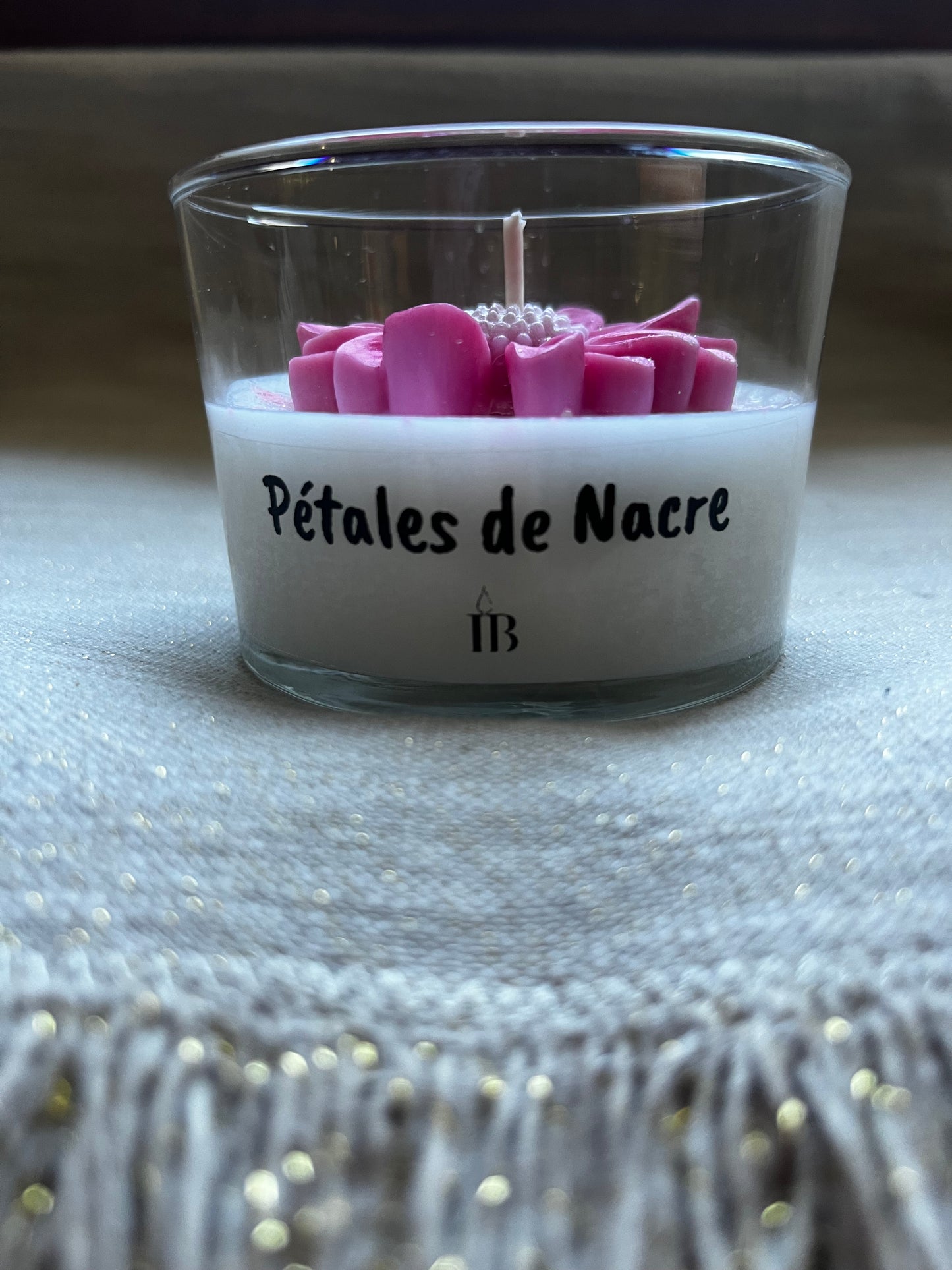 Pot Pétales de Nacre Parfum Rose Passion