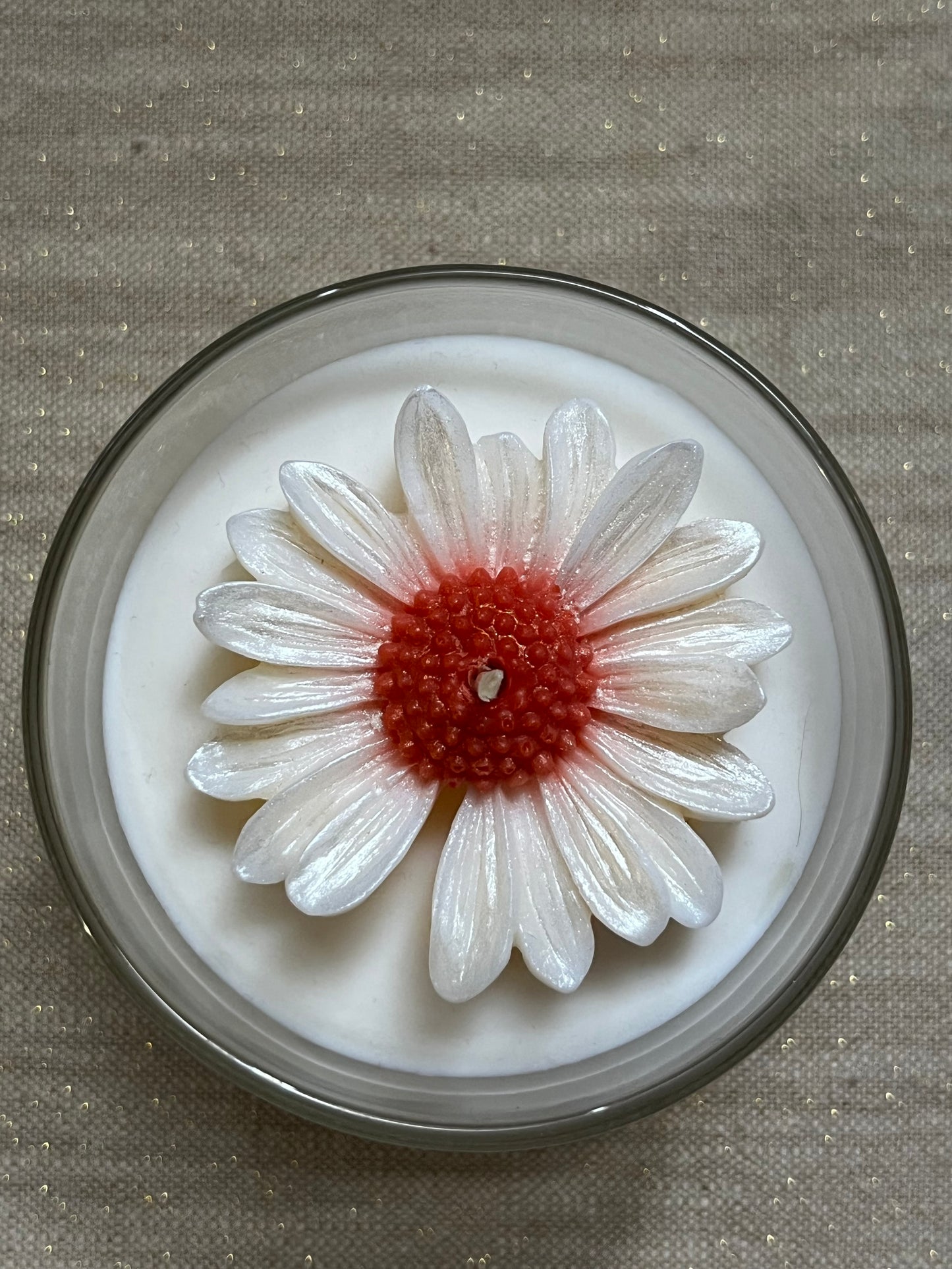 Pot Personnalisable Pétales de Nacre Parfum Jasmin