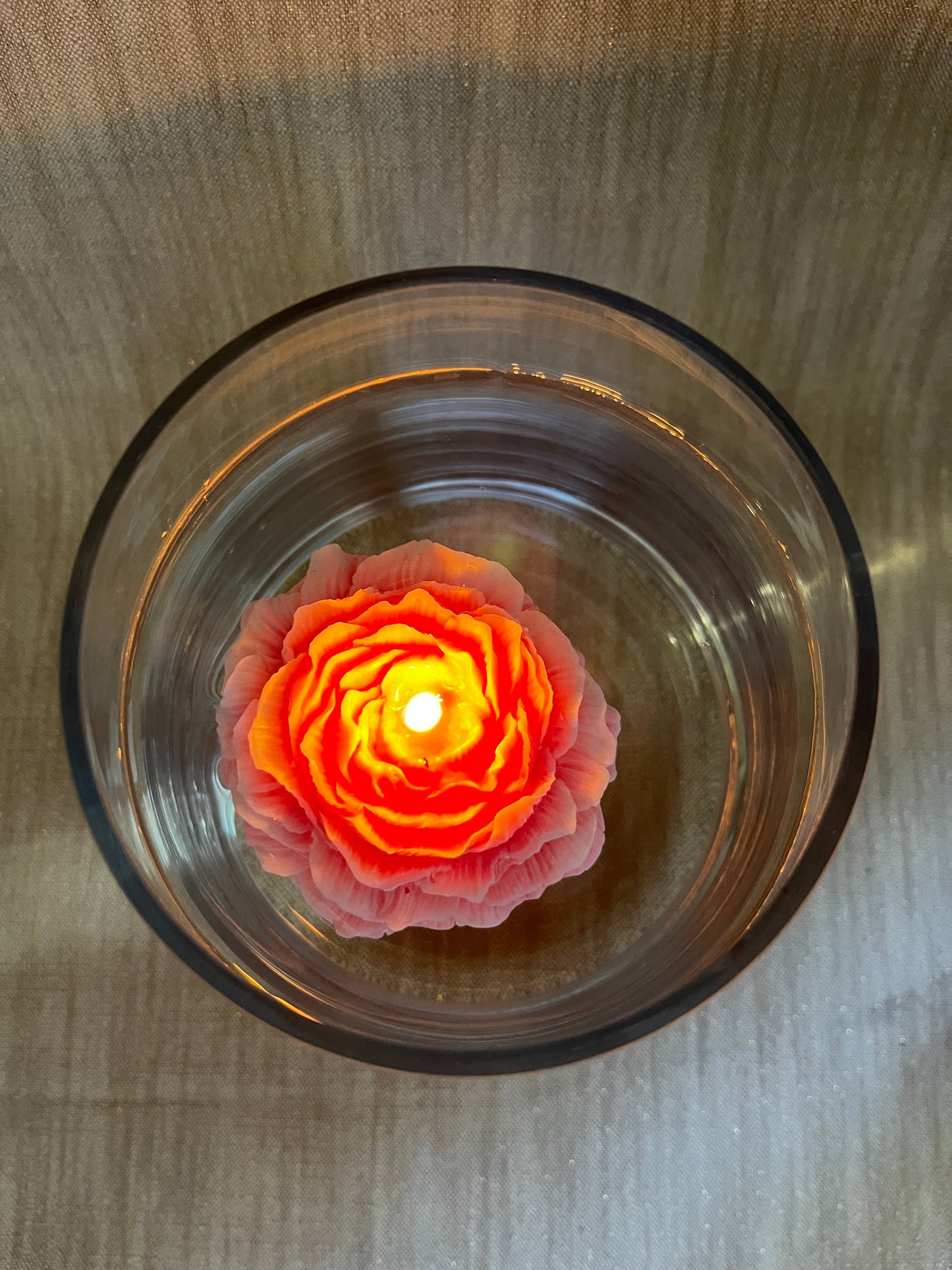 Bougie Flottante Pivoine Babeth Parfum Jasmin