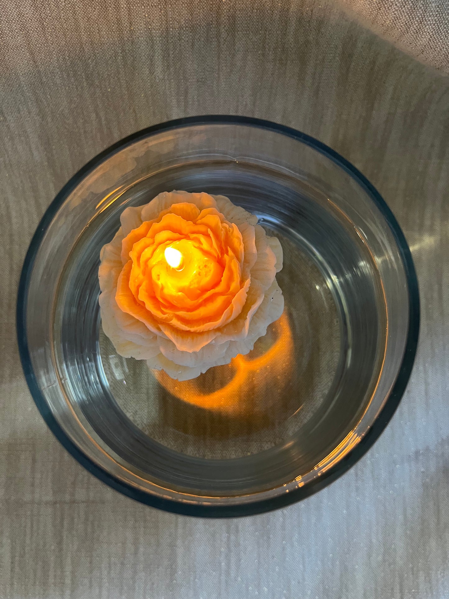 Bougie Flottante Pivoine Babeth Parfum Jasmin