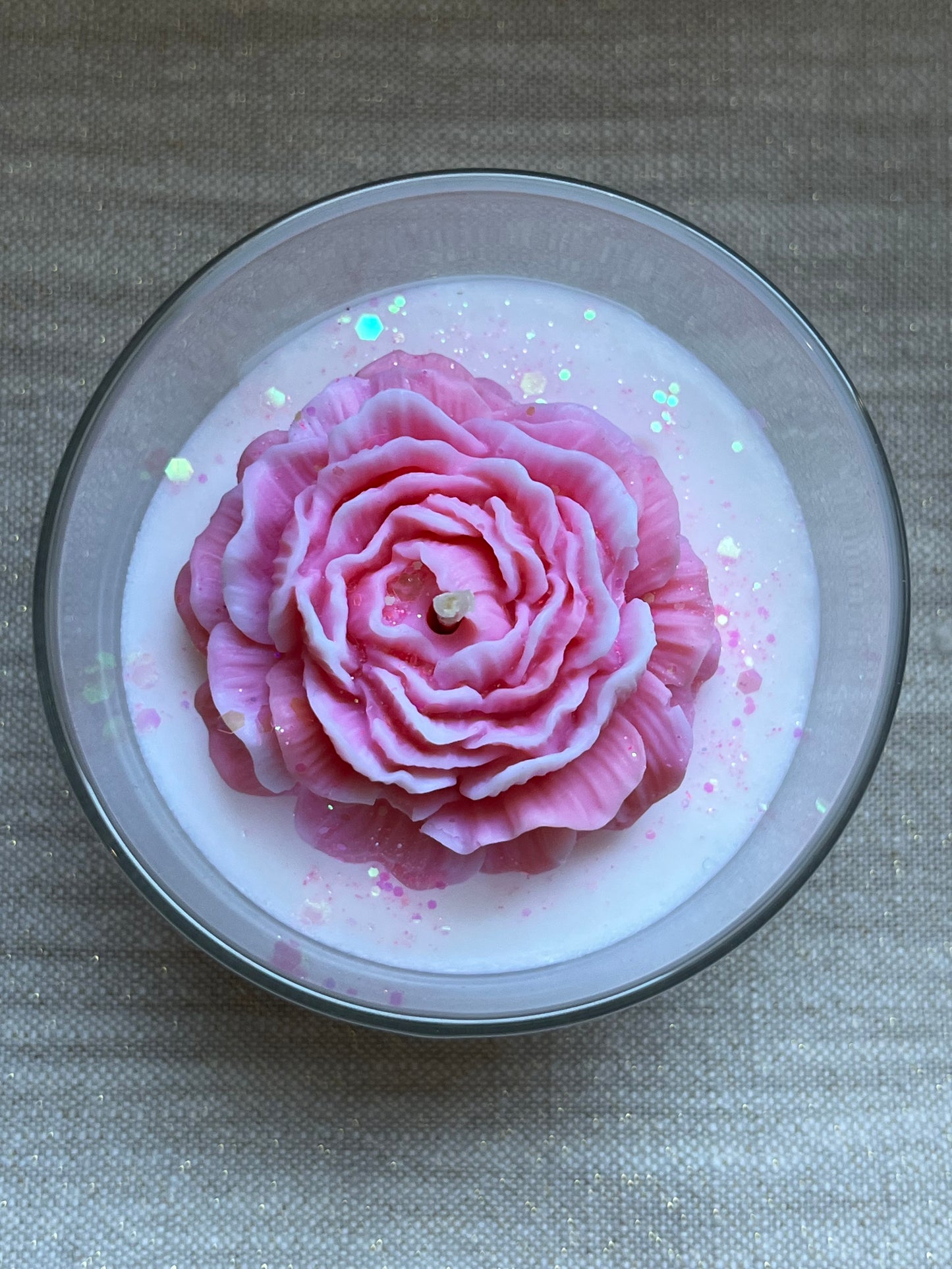 Pot Fleuri Parfum Rose Passion