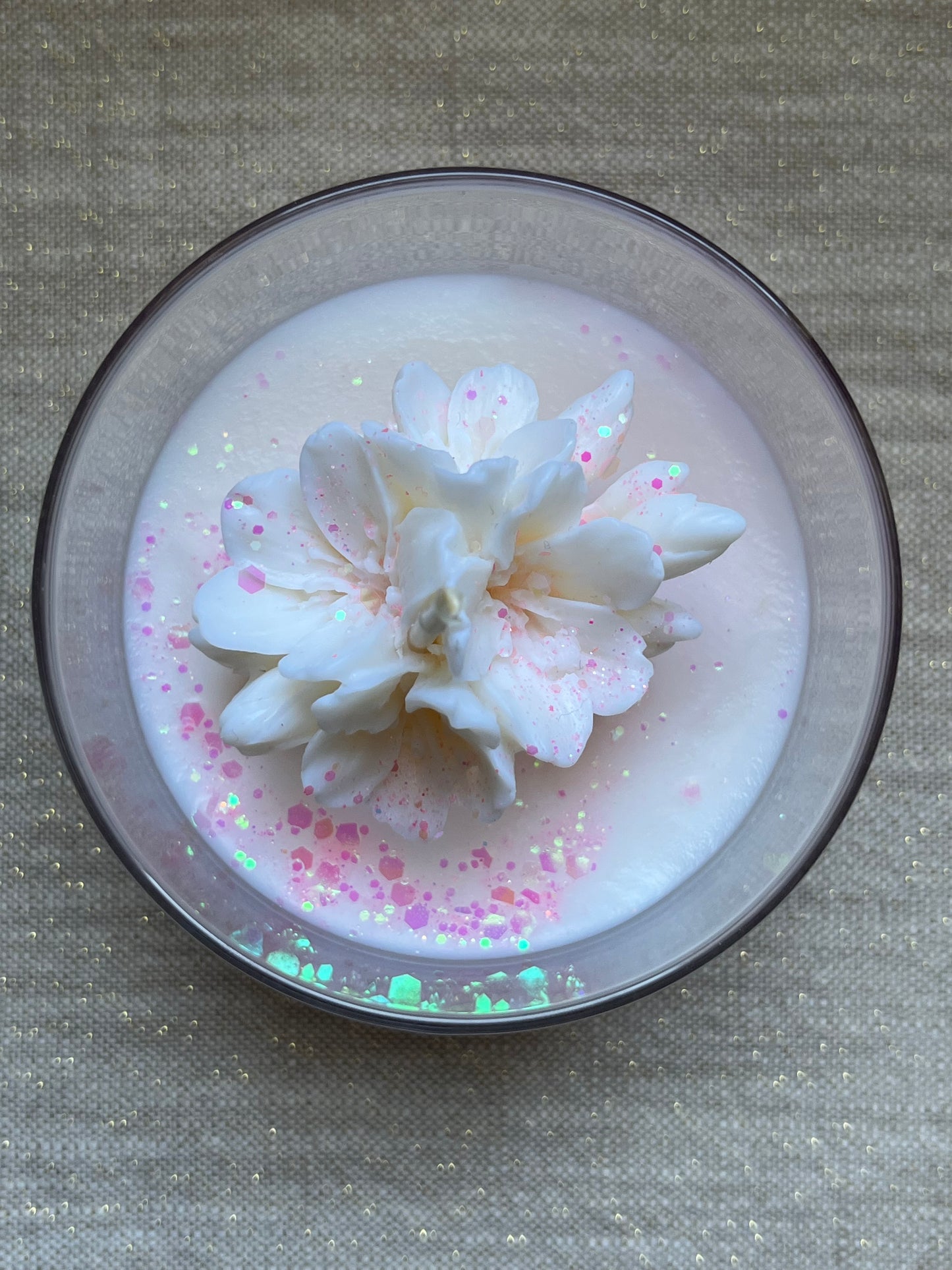 Pot Fleuri Parfum Rose Passion