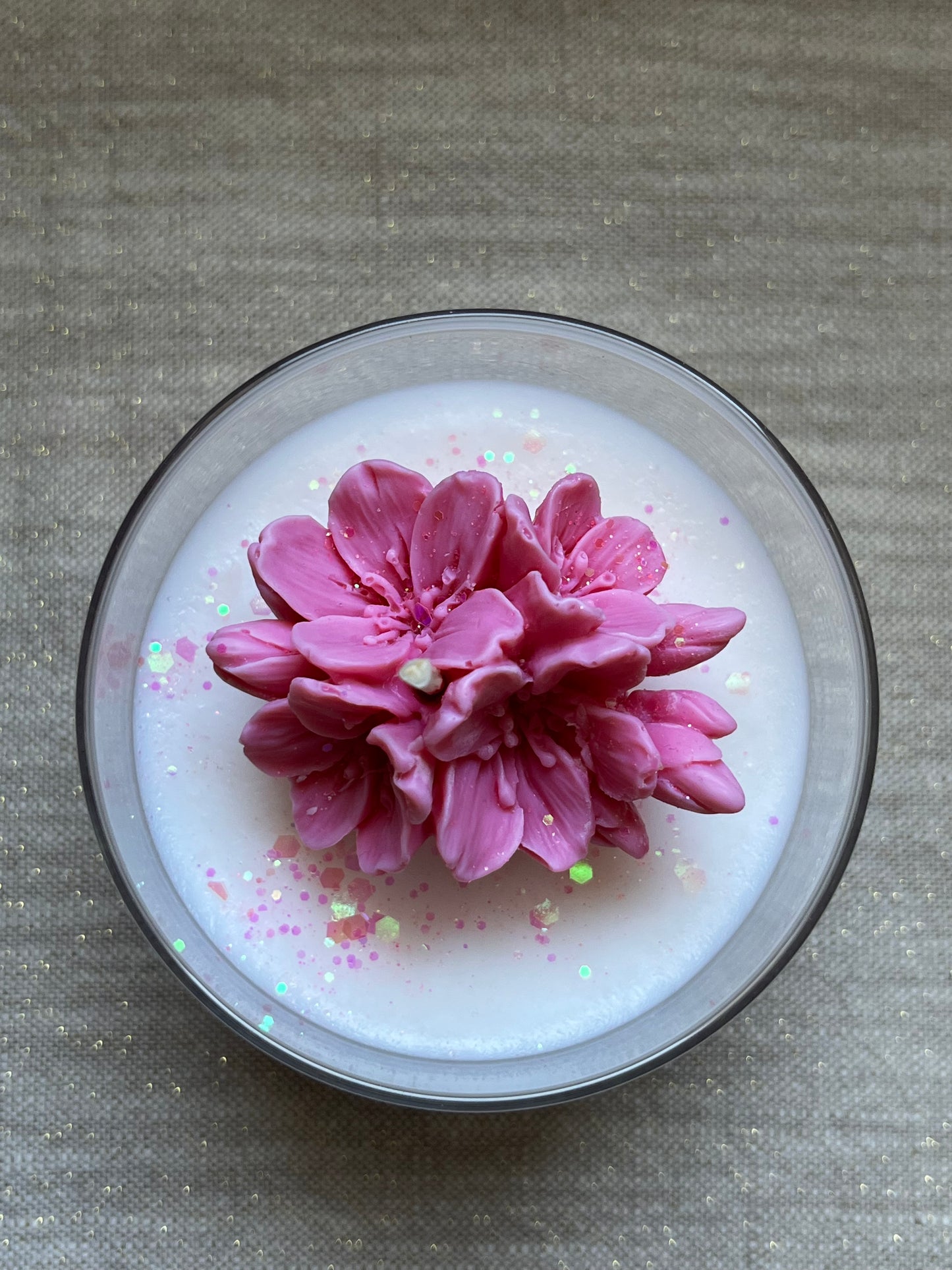Pot Fleuri Parfum Rose Passion