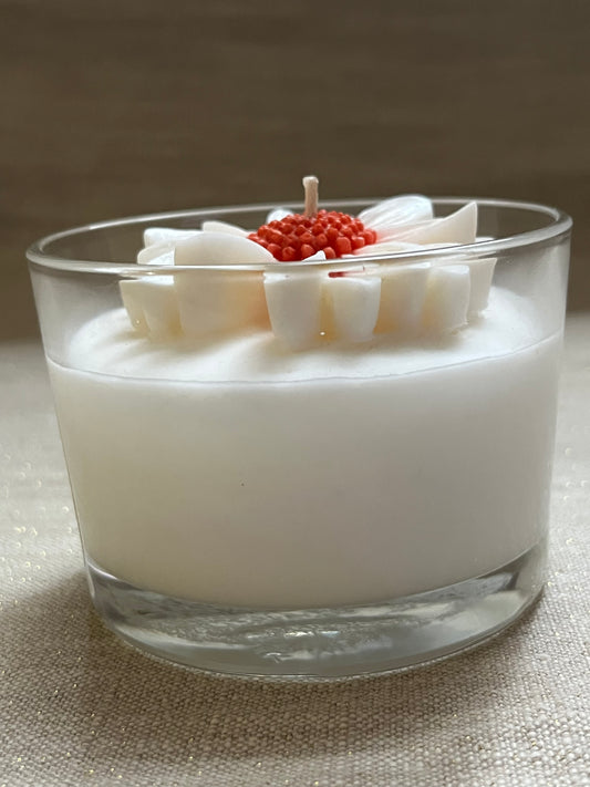 Pot Personnalisable Pétales de Nacre Parfum Jasmin