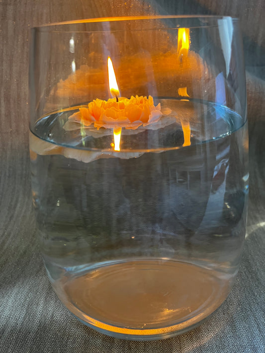 Bougie Flottante Pivoine Babeth Parfum Jasmin