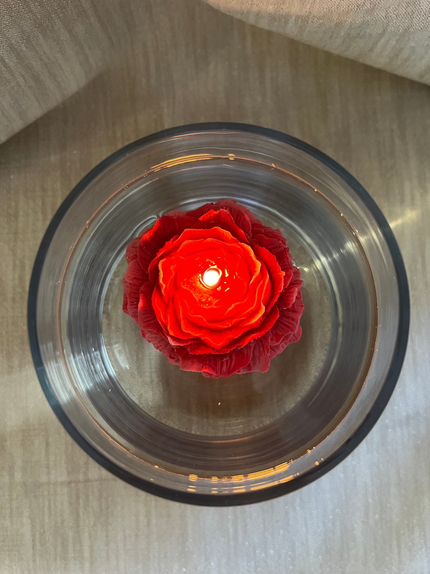 Bougie Flottante Pivoine Babeth Parfum Jasmin
