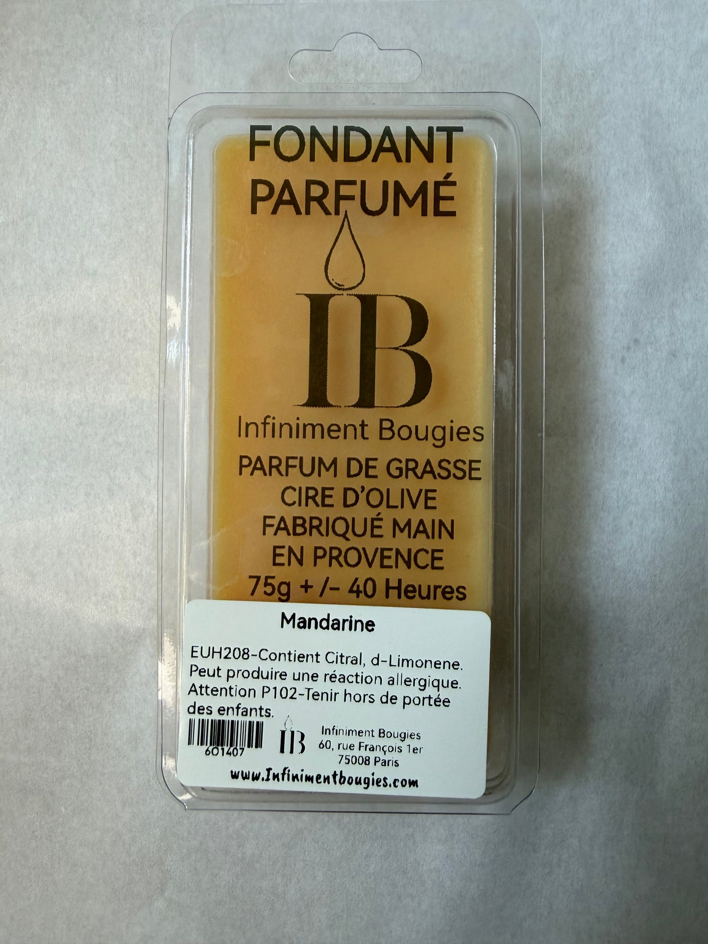 Fondant Parfumé Mandarine