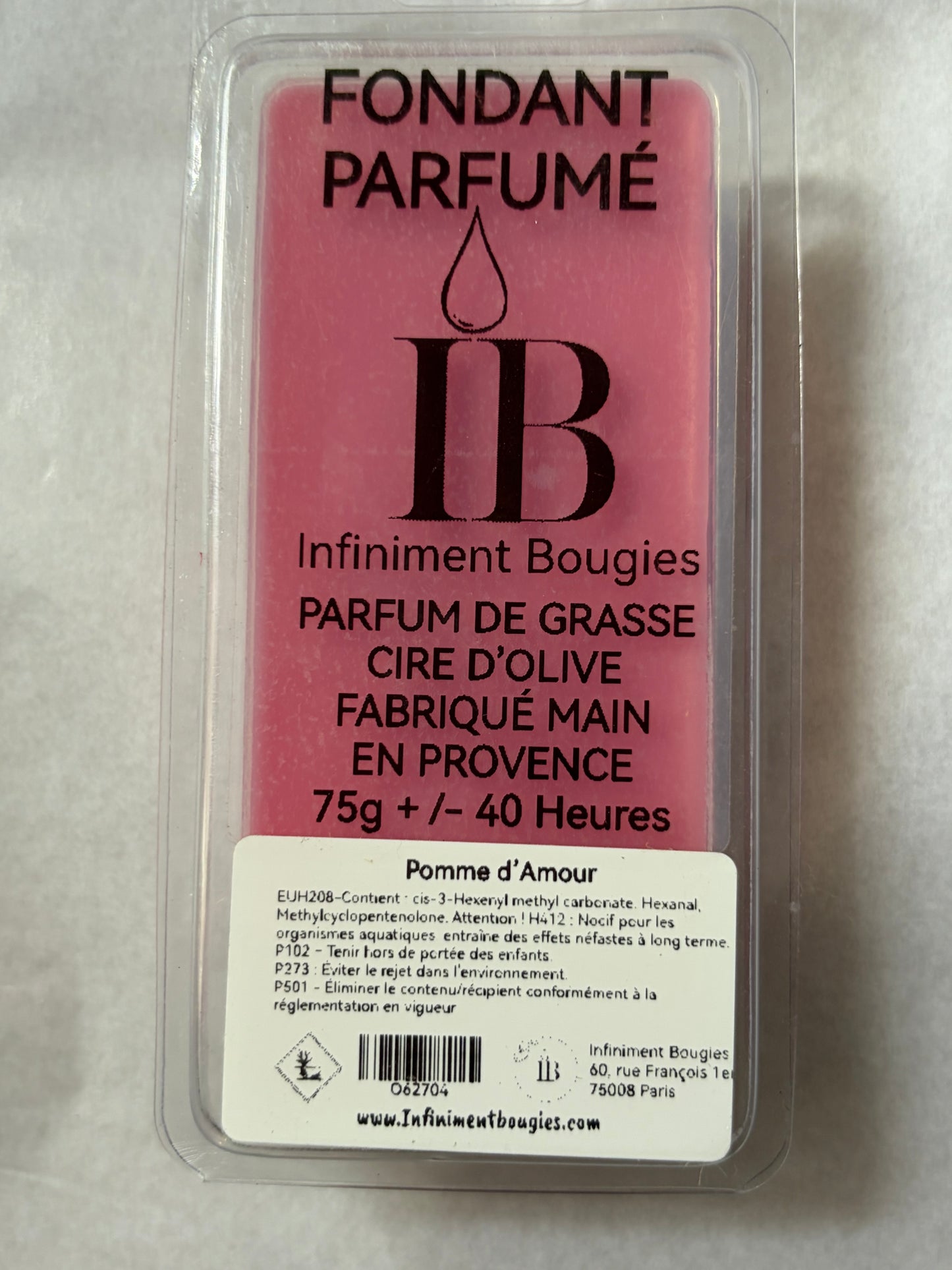 Fondant Parfumé Pomme d'Amour
