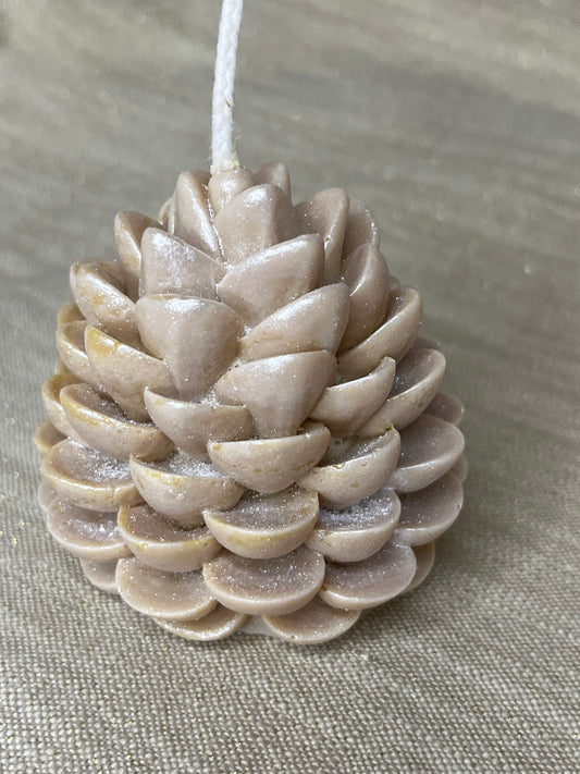 Bougie Pomme de Pin Parfum Vanille Gourmande