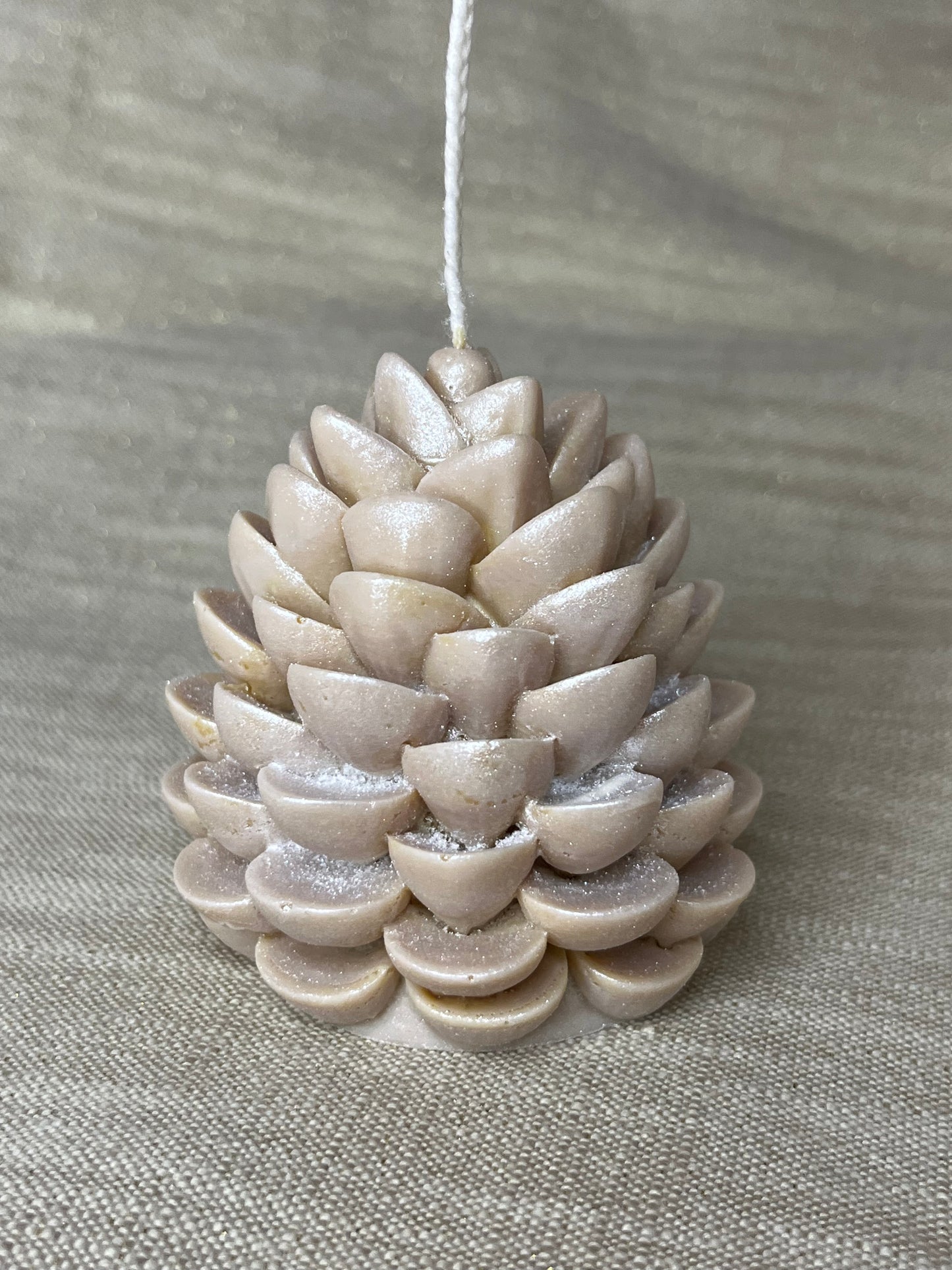 Bougie Pomme de Pin Parfum Vanille Gourmande