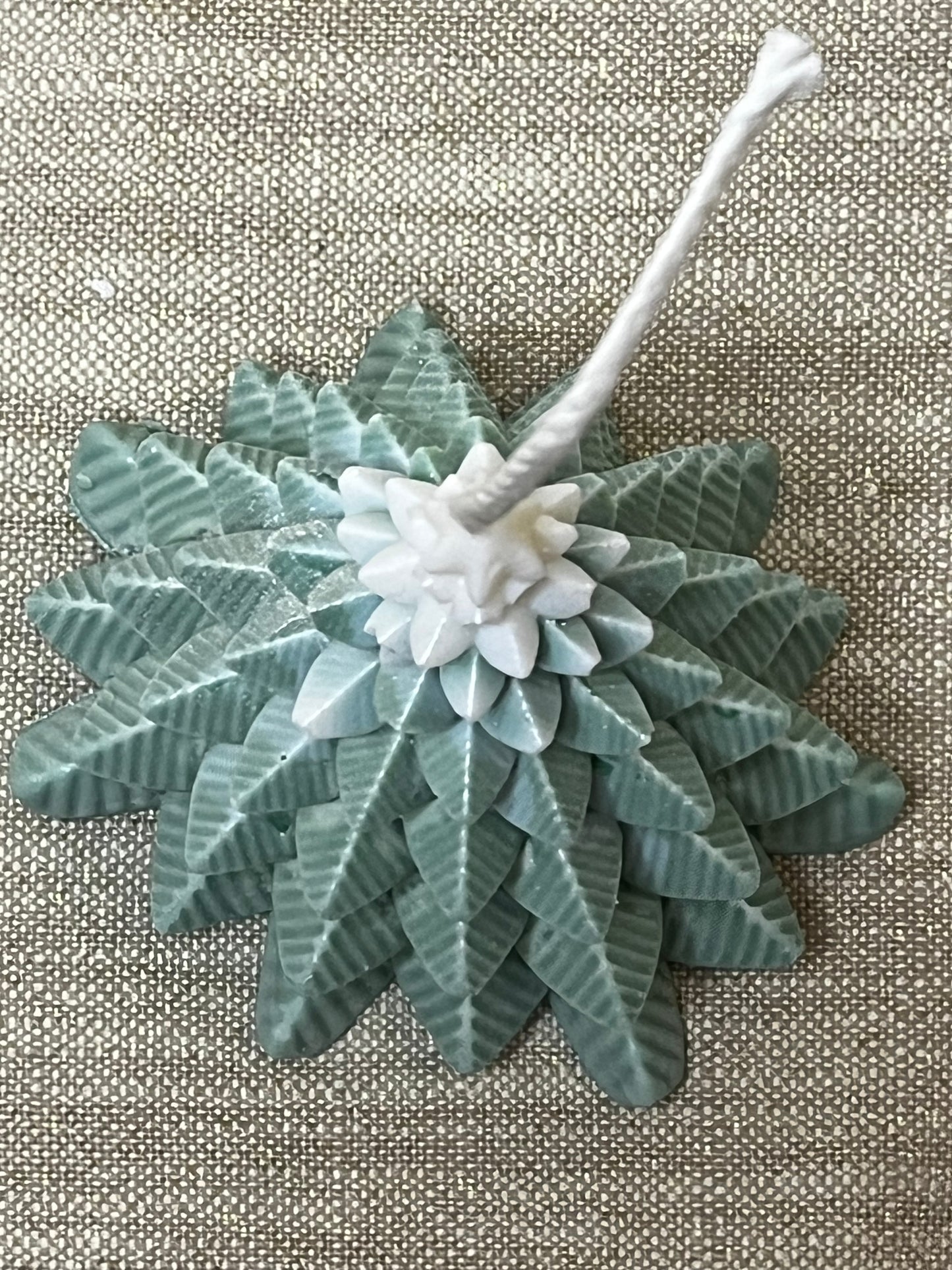 Bougie Sapin de Noël Rayé Parfum Forêt