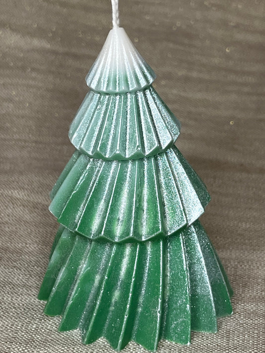 Bougie Sapin de Noël Torsadé Parfum Forêt